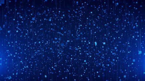 Digital Data Flow Abstract Background Animation