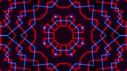 Radiant Neon Celebration Background