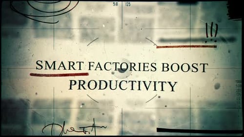Smart Factories Boost Productivity Newspaper Style Headline Titles