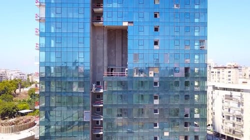 Neuer Wolkenkratzer für Wohngebäude im Bau