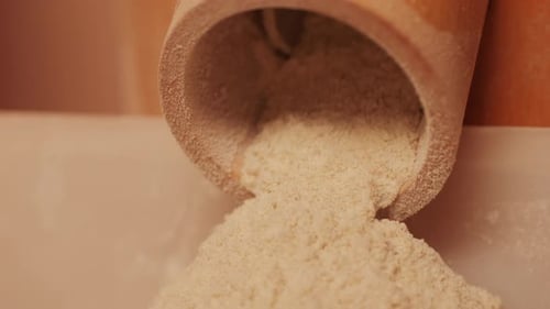 Machinery Making Flour in Wheat Flour in Bakery or Factory Electrical Mill Machinery Wheat Against