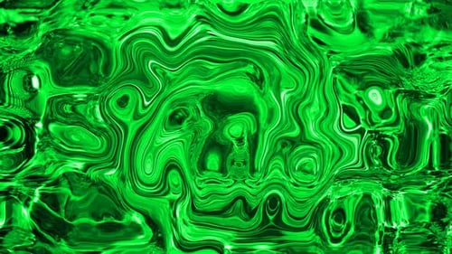 Green Abstract Fluid Liquid Motion Background