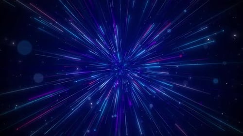 Abstract Cyberspace, technology digital connection shining glitter particles Animation New Motion Li