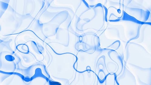 Animation mit Wellenflüssigkeit im Hintergrund