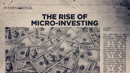 The Rise Of Micro Investing Trendy Newspaper Headline Titles Economy