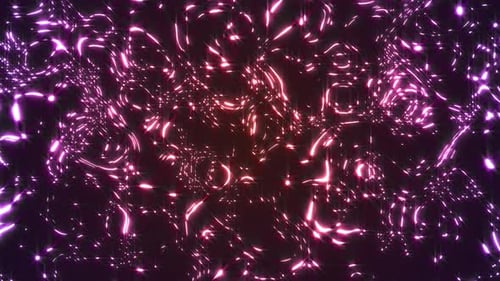 Abstract Neon Fluid Glowing Animated Background