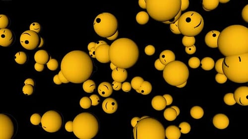 3d Circle Emoji Loop Animation