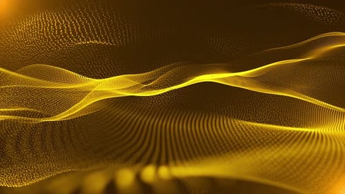 Wellenhintergrund mit goldenen Farbtönen