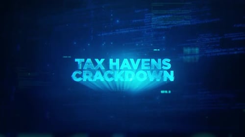 Digital Glitch Text Reveal