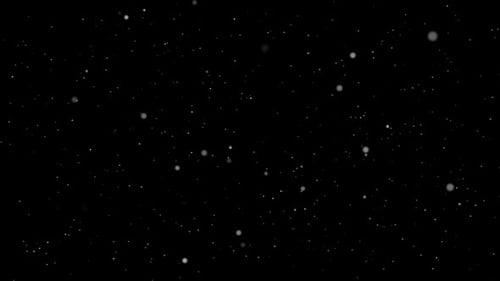 design animé d'éléments scintillants sur fond noir