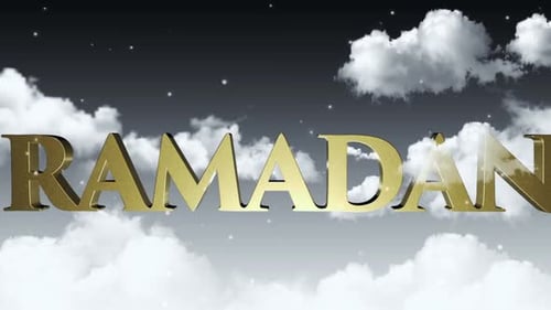 Cloud Sky With Ramadan
