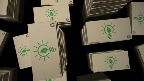 Eco friendly idea box pack loop