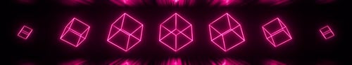 Pink Neon Lights Widescreen