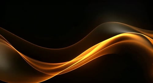 Black luxury corporate background with golden lines