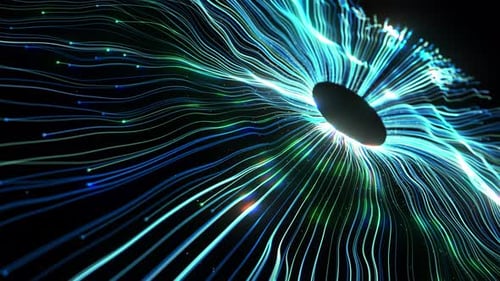 Fiber optic Global Connection network Ai line circuit technology Data Transfer abstract 5g back