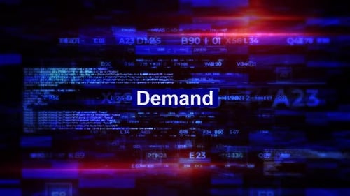 Abstract Digital Data Code Flow Background