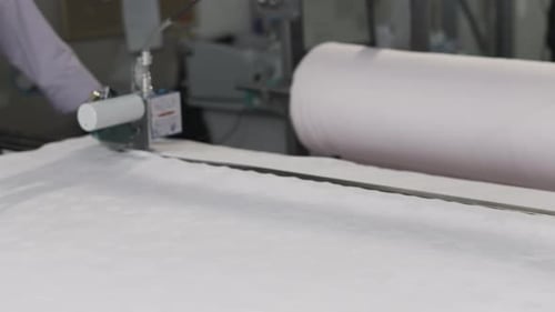 Textile Manufacturing Uses a Fabric Cutting Machine for Precise Cutting to Increase Efficiency