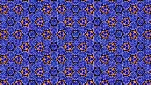 Vibrant Abstract Kaleidoscope Pattern Background Animation