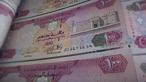 100 Dirham Uae Banknotes