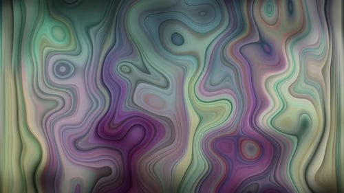 Abstract Organic Fluid Motion Background Loop