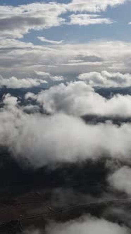 Paysage de nuages et de ciel