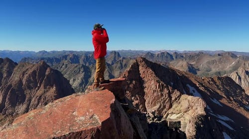 Mochila para senderistas Sunset Chicago Basin en la parte superior de Windom Sunlight Peak Mount North Eulos Silverton Colorado