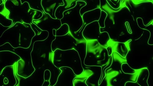 Seamless Loop Dark Green Abstract Background