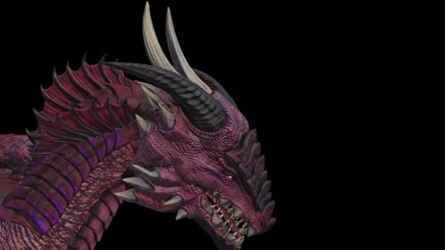 Dragon's Face : Idle Animation