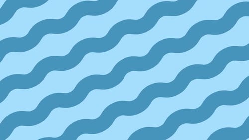 Retro-futuristic motion background. Dynamic 80s synthwave wavy lines animation