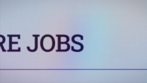 Future Jobs Typing In Computer Search Bar