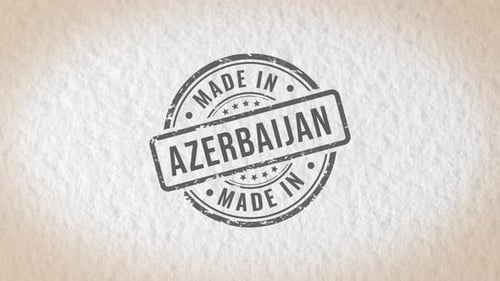 Made In Azerbaijan Stamp
