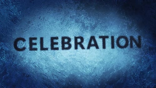 Frosted Ice Text Reveal for Celebrations
