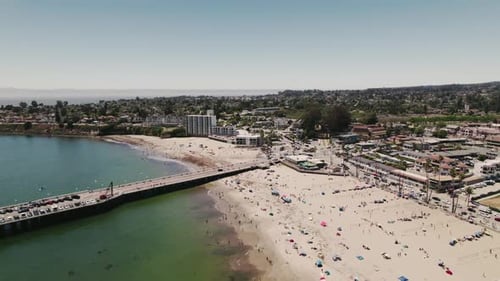 Santa Cruz Beach Boardwalk Drone