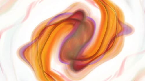 Abstrakter Hintergrund, lila, rote, gelbe Farbe, Tinte, Rauch-Animation