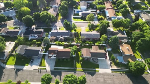 Houses In A Small Town