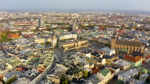 Aerial View of City Buildings in Daytime