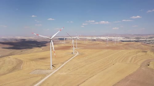 Aerial View Of Wind Turbine 3