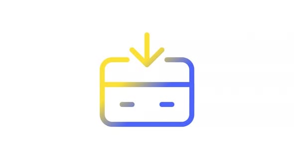 Animated Receive Gradient Ui Icon, Elements Motion Graphics ft ...