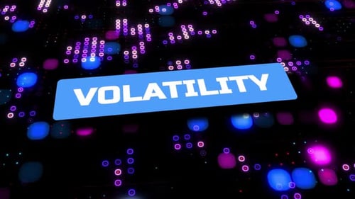 Digital Volatility Text Reveal Animation