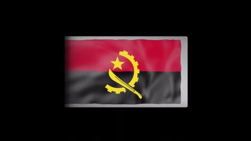 Modern Waving Flag Reveal Animation