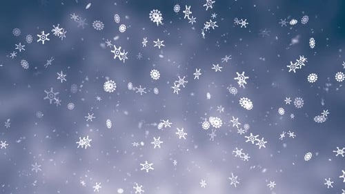 Particles Snowflake V6