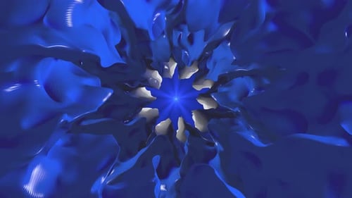 Abstract Animated Magic Tunnel 03. 4 K