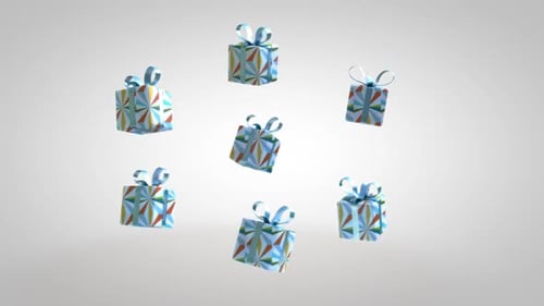 Flying gifts - 3D Animation