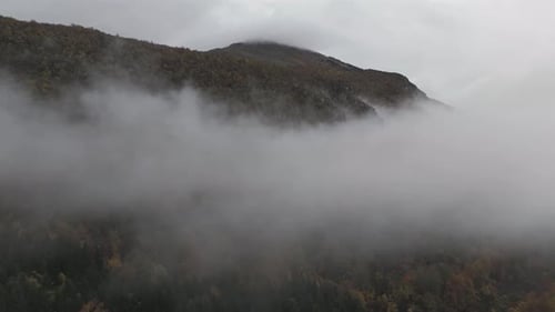 Rain Cloud Above Mountain