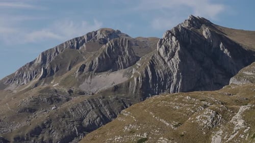 Vue du paysage de la chaîne de montagnes du parc national de Durmitor