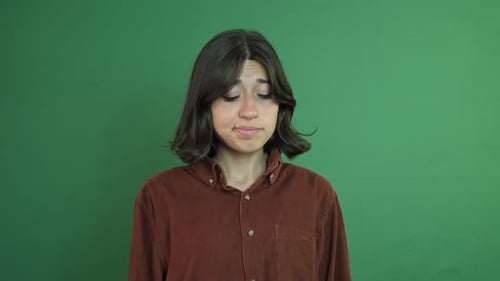 Trauriges Gesicht
