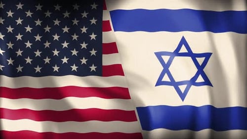 Usa And Israel Background Loop