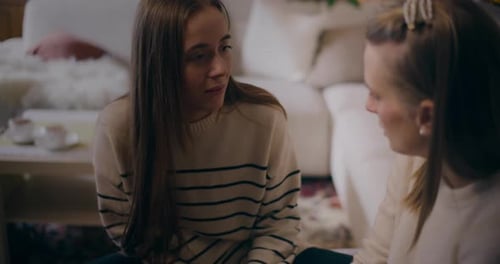 Emotional Stressed Woman Support Helping