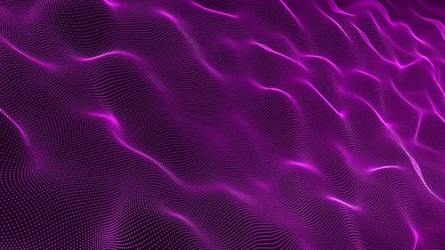 abstract purple color wave lines particle background