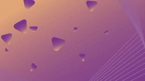 Abstract Flowing Shapes Gradient Background Animation